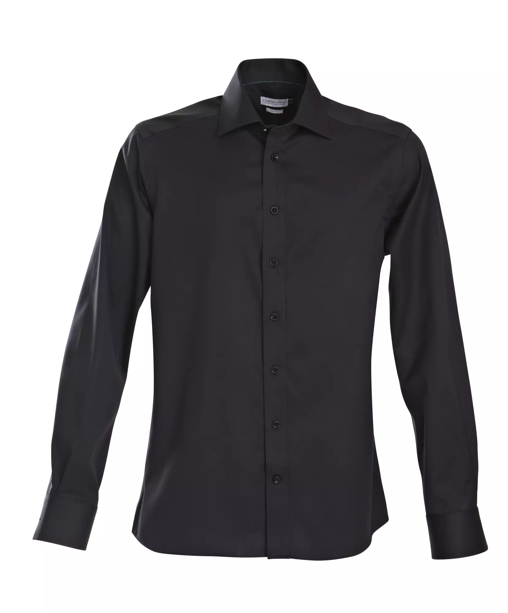 Overhemd Green Bow 01 Regular fit zwart Harvest & Frost