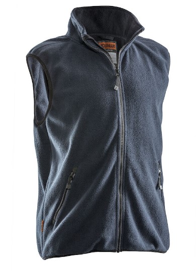 Bodywarmer fleece Jobman marine 7501