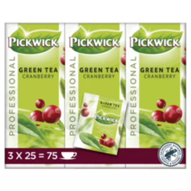 Pickwick Thee Green Cranberry 1,5 gram 75 stuks