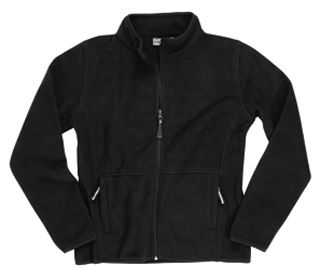 Fleecejas Bormio ladies zwart