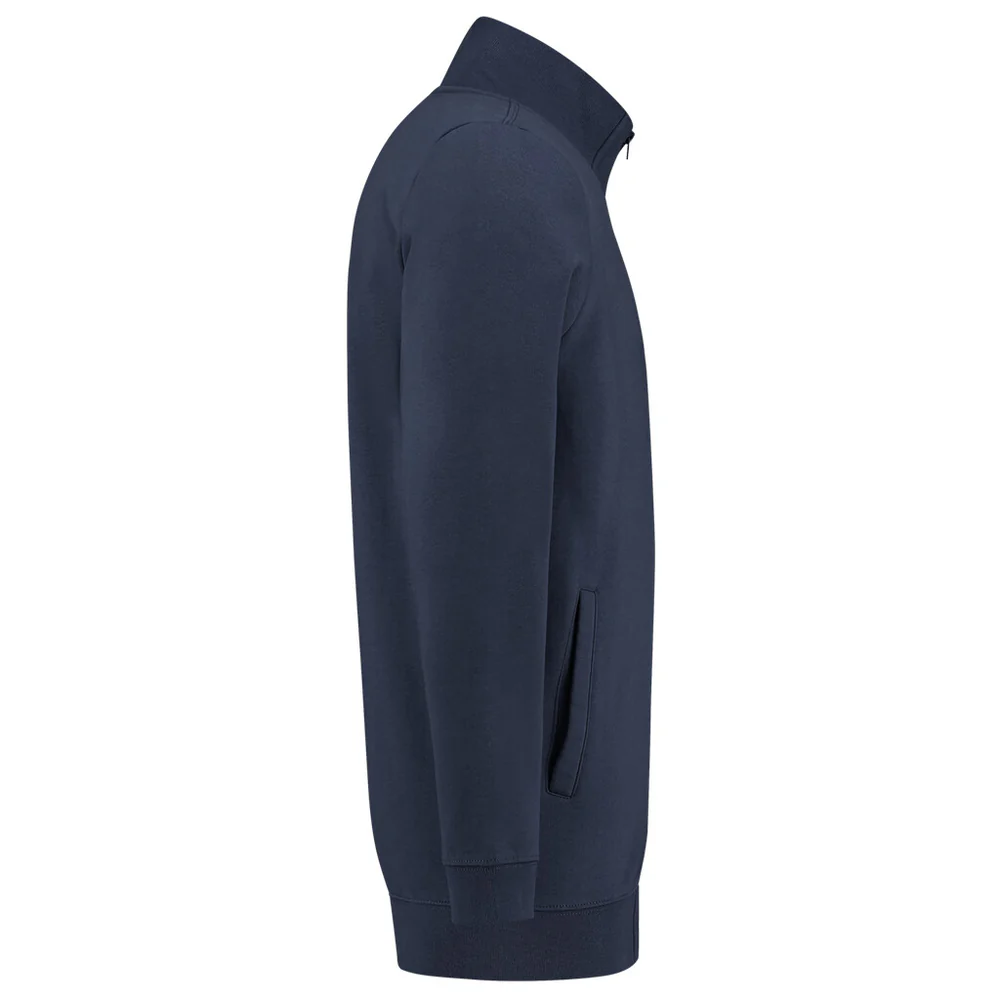 Sweatvest 60°C wasbaar inktblauw