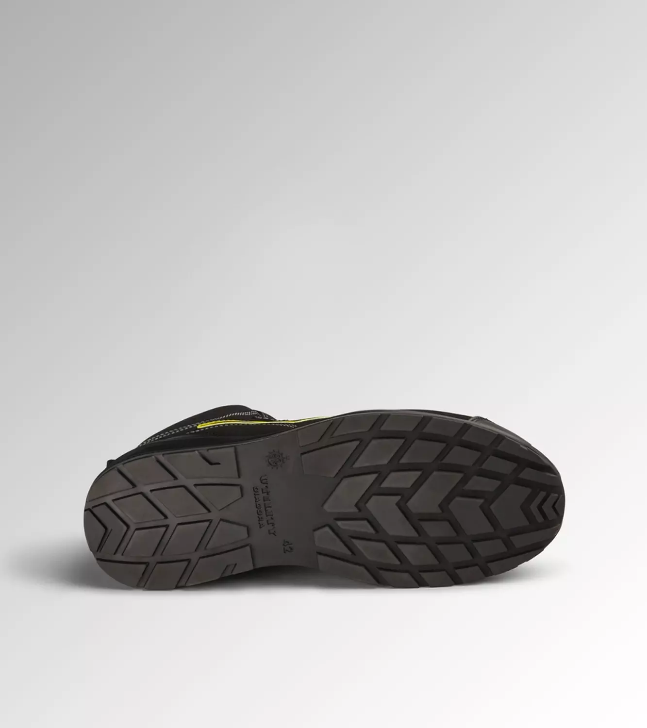 Diadora Run Net Airbox Mid S3 Werkschoen Zwart/Geel