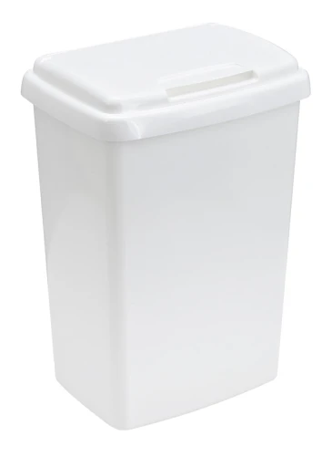 Afvalbak 50 Liter Top-fix Wit