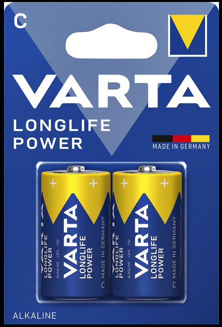 Batterij Varta C Longlife Power (pak à 2st)