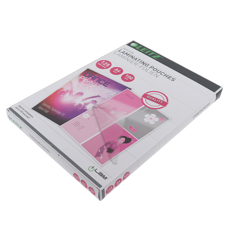 Lamineerhoes Leitz A4 2x125mu (doos à 100st)