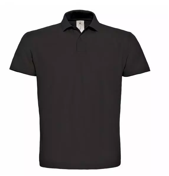 Polo B&C ID.001 zwart