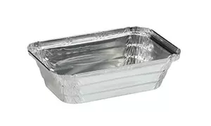 Aluminium bakje bet vouwrand 161x96x50mm