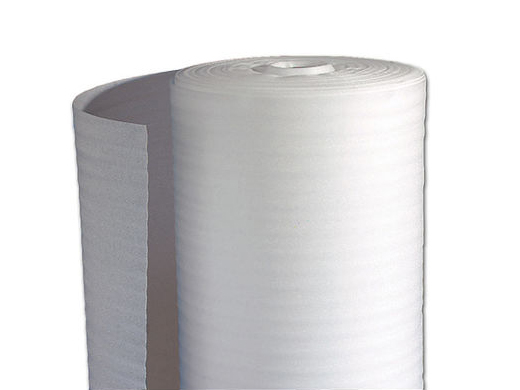 Schuimfolie rol 50cmx100m dikte 5mm wit