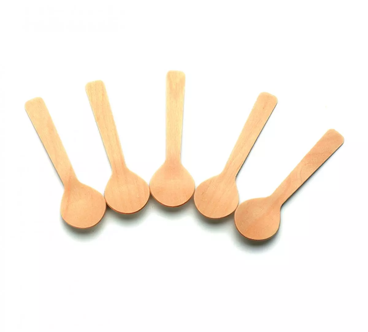 Houten koffielepels 100mm Pak à 300st