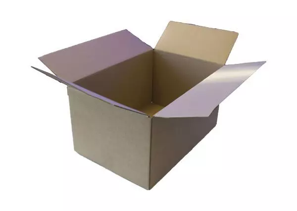 Amerikaanse vouwdoos dubbele golf 590x390x300mm EB-golf Bruin