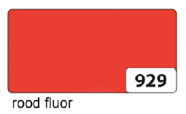 Etalagekarton fluor rood EZ 48x68cm