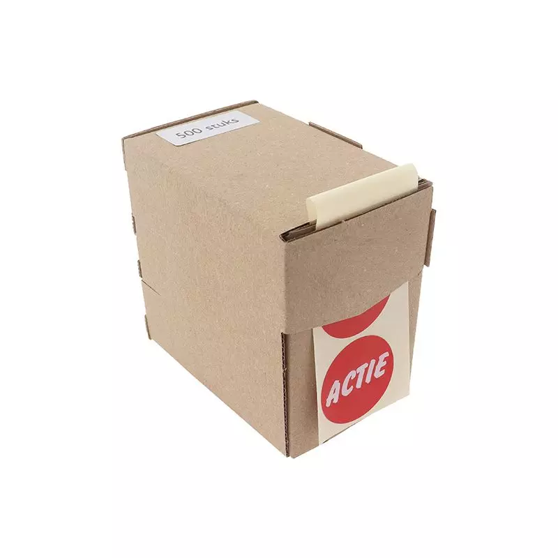 Etiket Rond Ø35mm Actie Permanent 500 stuks