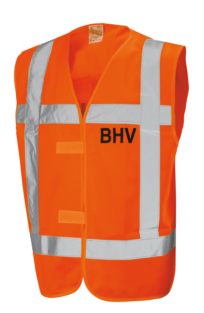 Veilgheidsvest oranje maat BHV/RWS