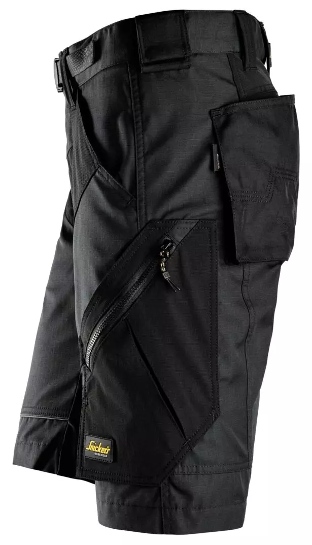 Snickers Korte Werkbroek 6914 - Met Body Mapping - Zwart