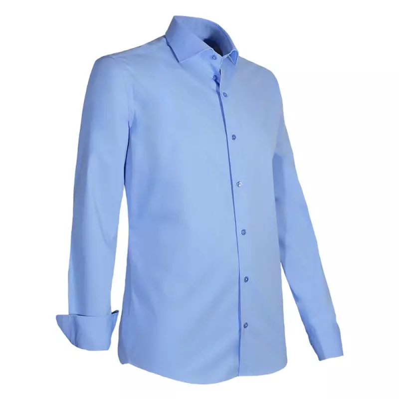 Overhemd Capraro 936-32 stretch lichtblauw