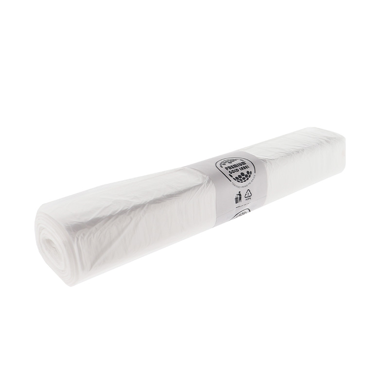 Zak HDPE rol 50x55cm 10mu T15 transparant (doos à 20x50st)