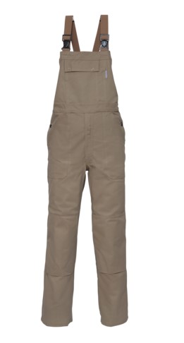 Am overall khaki met kniestuk 2191