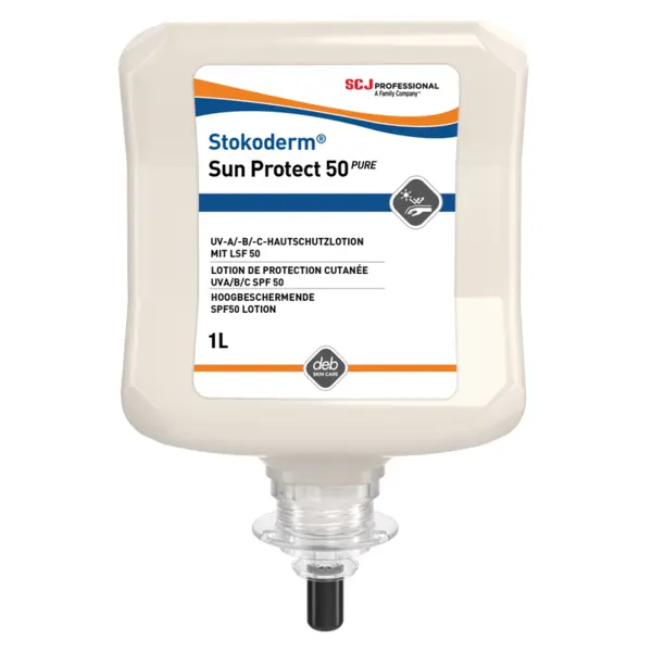 Stokoderm Sun Protect 50 Pure Huidbeschermingslotion Flacon à 6x1000ml