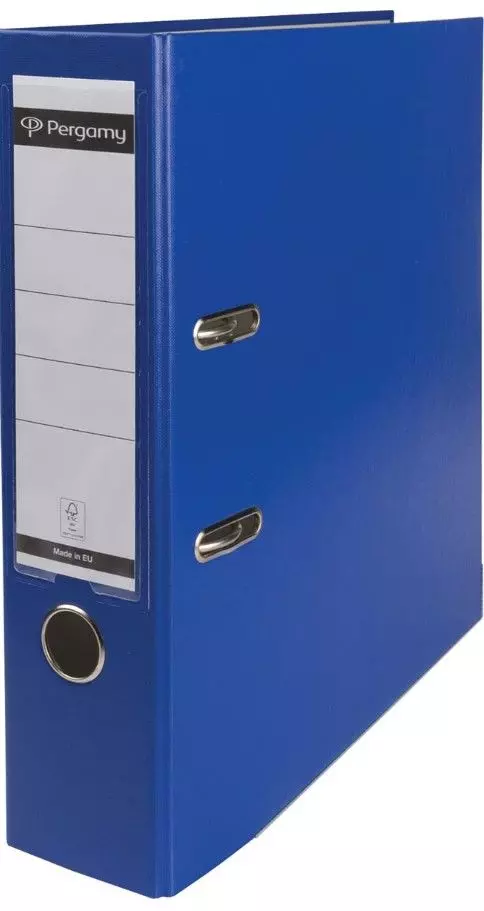 Ordner A4 Blauw van 80mm PP Pergamy