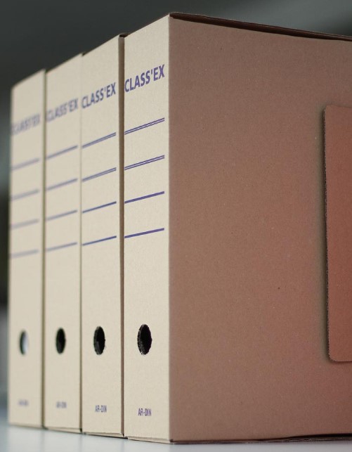 Archiefdoos Din A4 bruin dikte 384 g/m2