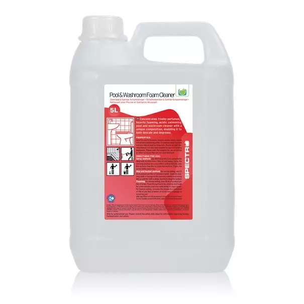 Zwembad- & badkamerschuimreiniger can 5 liter (doos à 2st)
