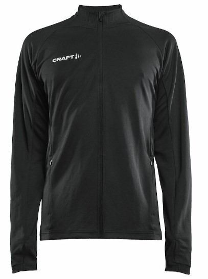 Fullzip sweater Evolve heren zwart