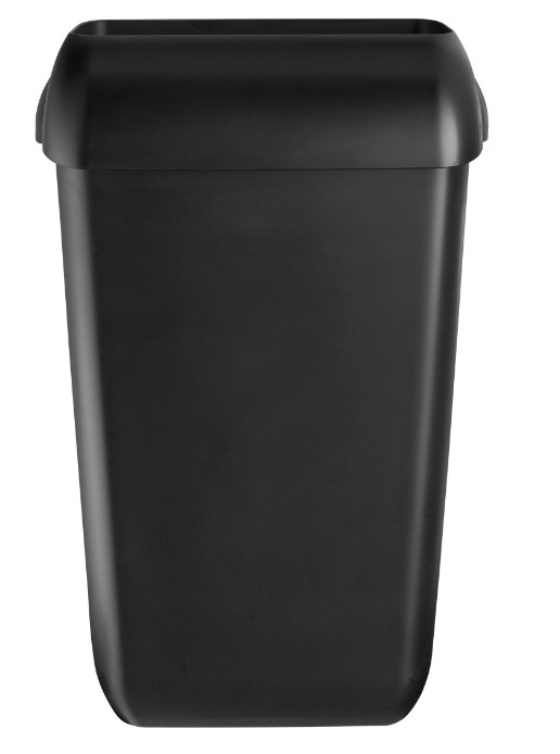 Afvalbak zwart Quartz 43 liter 575x415x280mm