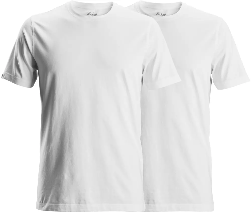 Snickers 2529 T-shirt 2-pak Wit 