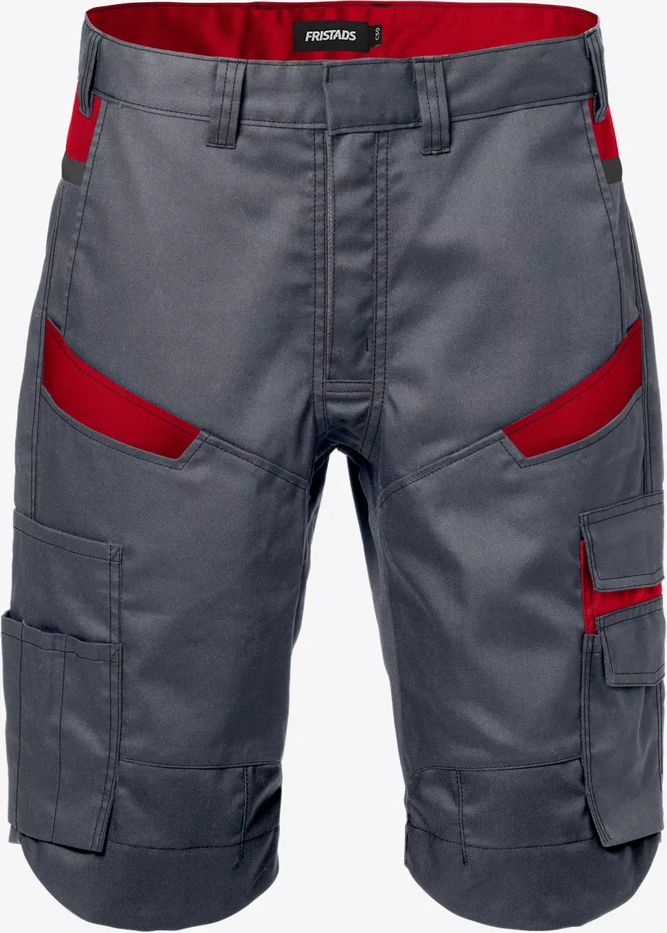 Fristads Korte Werkbroek 2562 Grijs/Rood