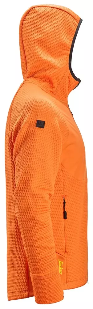 Hoodie Flexiwork met rits 8405 Warm Orange