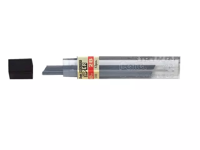 Potloodstift 0.5mm 2B Zwart Pentel