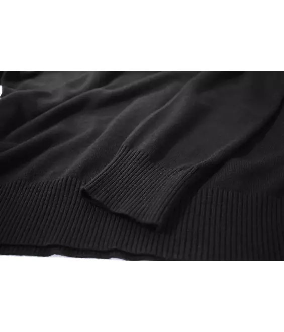 Sweater Porto v-hals zwart