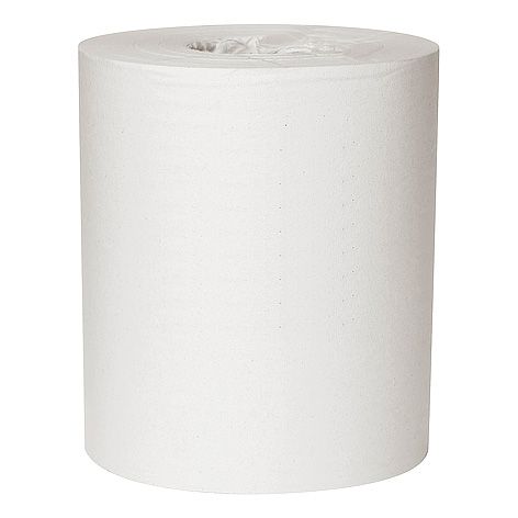 Poetsrol midi 21cmx270m 1-laags wit Paper2Paper cellulose Ø19cm