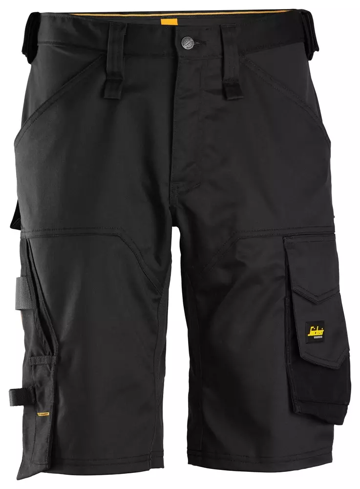 Snickers Korte Werkbroek 6153 Stretch Zwart 