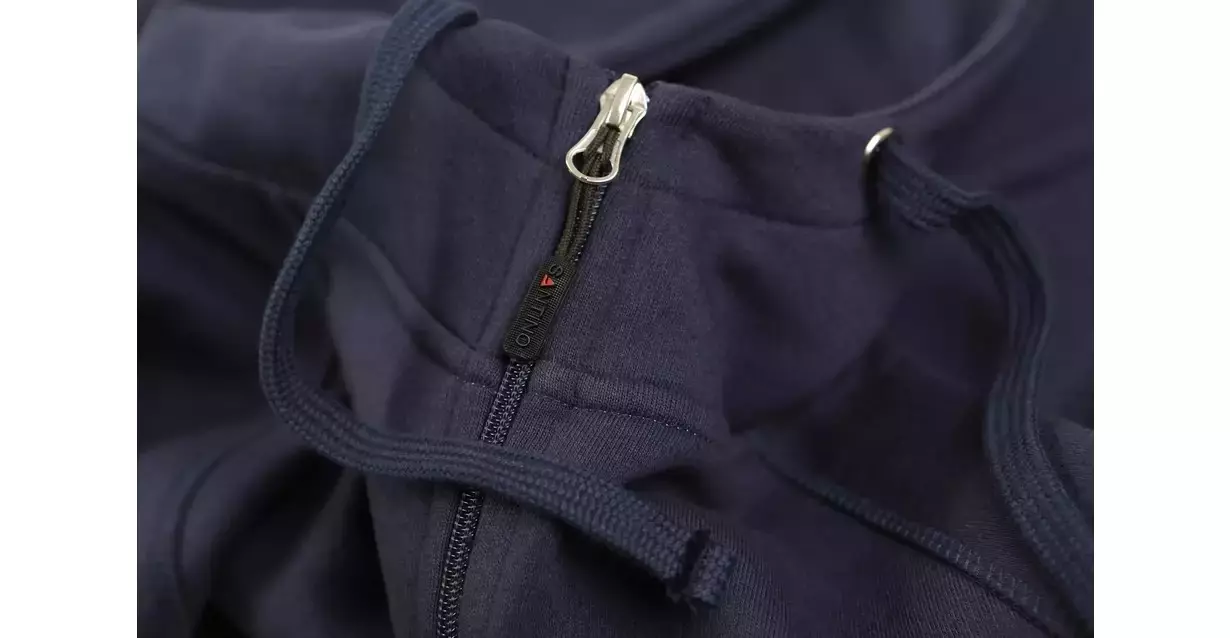 Hooded sweatvest Reno marine