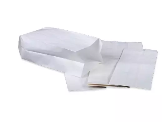 Inpakzak Wit 1-pond Ersatz papier 13/8½x32cm 1200 stuks