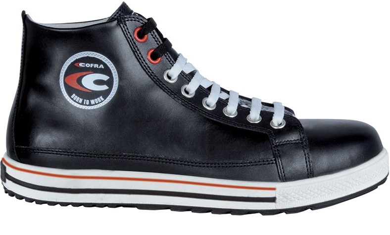 Werkschoen Cofra Dunk S3 zwart leer hoog model