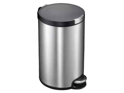 Afvalbak 30 liter EKO mat RVS