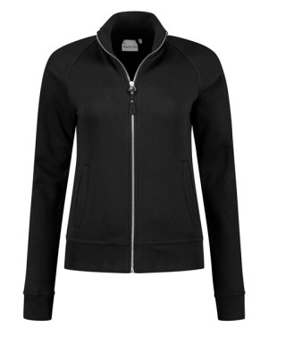 Sweatvest Anna dames zwart