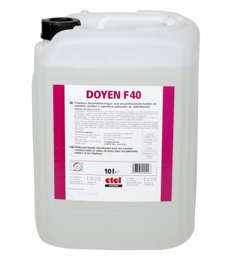Desinfecterende reiniger Doyen F40 Etolit (can à 10 liter)