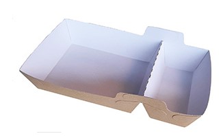 Snackbak A20 (A14+1) karton bruin P2P 195x110x35mm