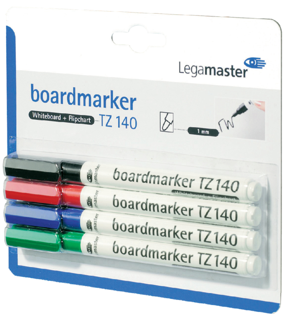 Viltstift Lega TZ140 Whiteboard Rond 1mm Ass