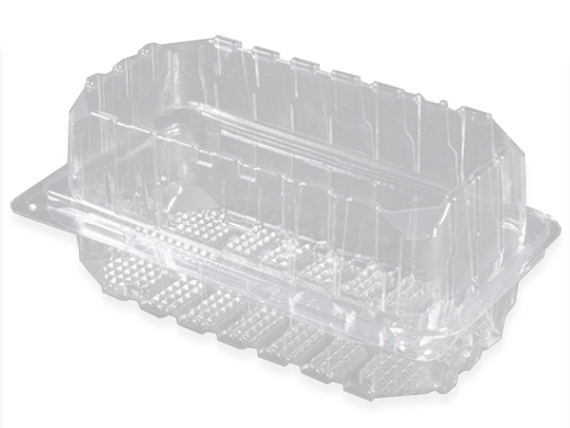 Gebaksdoos PET 190x95x85mm +vast deksel transparant (doos à 440st)
