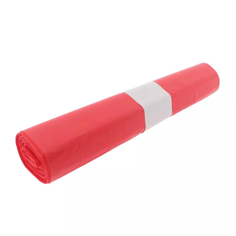 Afvalzak HDPE 58x100cm T23 17mu Rood