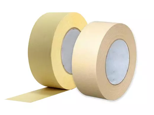 Masking Tape Hotmelt Geel 25mmx50m