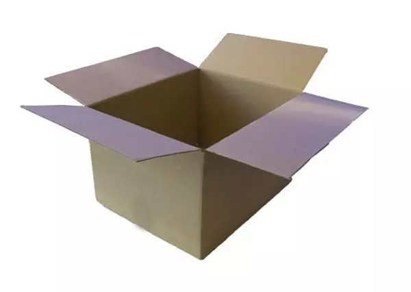 Amerikaanse vouwdoos dubbele golf 500x400x300mm EE-golf Bruin