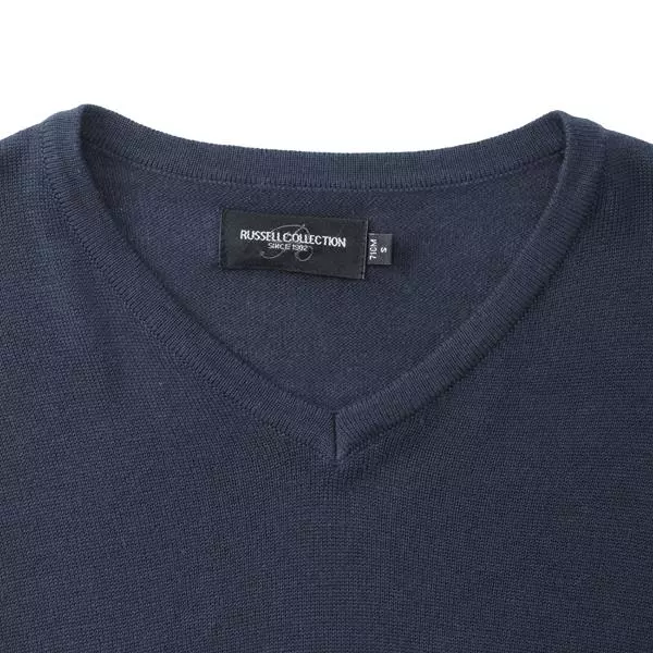 Pullover 710M v-hals french marine