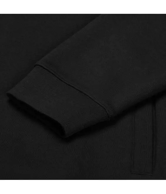 Hooded sweatvest Lucas Santino zwart