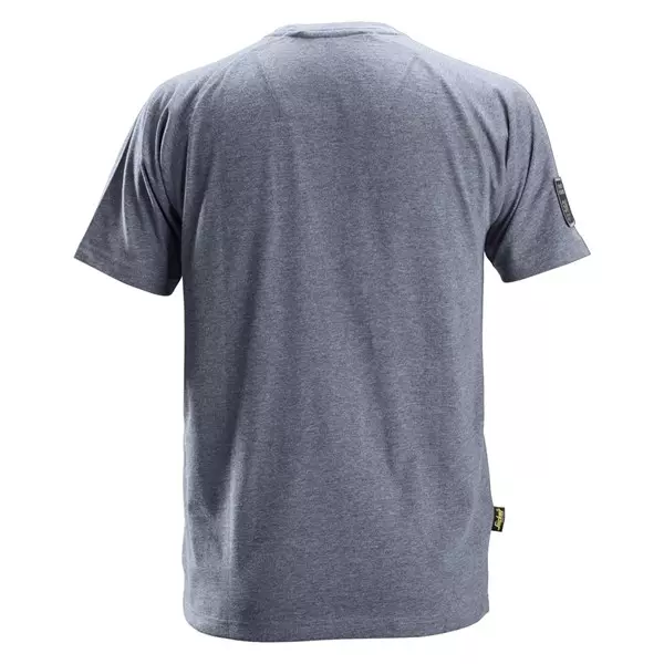 T-shirt Logo donker blauw melange