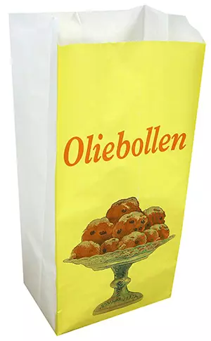 Oliebolzakken 1-pond Ersatz Papier 45 gram 1400 stuks